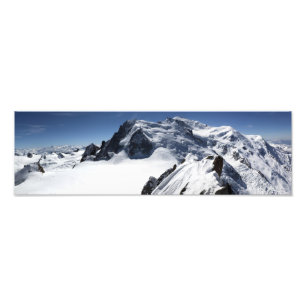 Impression Photo Le massif de Mont Blanc