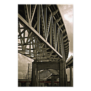 Impression Photo Le Mississippi jette un pont sur des bottes