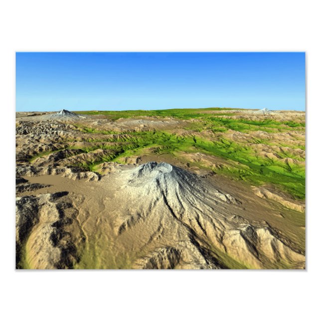 Impression Photo Le mont Saint-Helens (Devant)