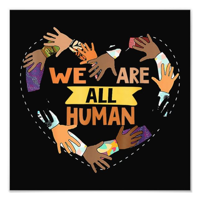 Impression Photo Le noir est un beau mois d'histoire noire (Devant)