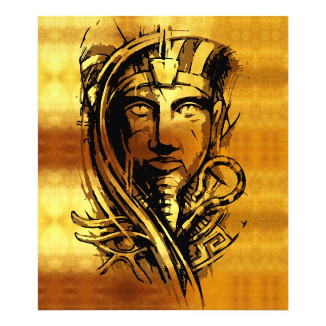 Impression Photo Le pharaon d'or (Devant)