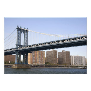 Impression Photo Le pont de Manhattan qui enjambe la rivière East