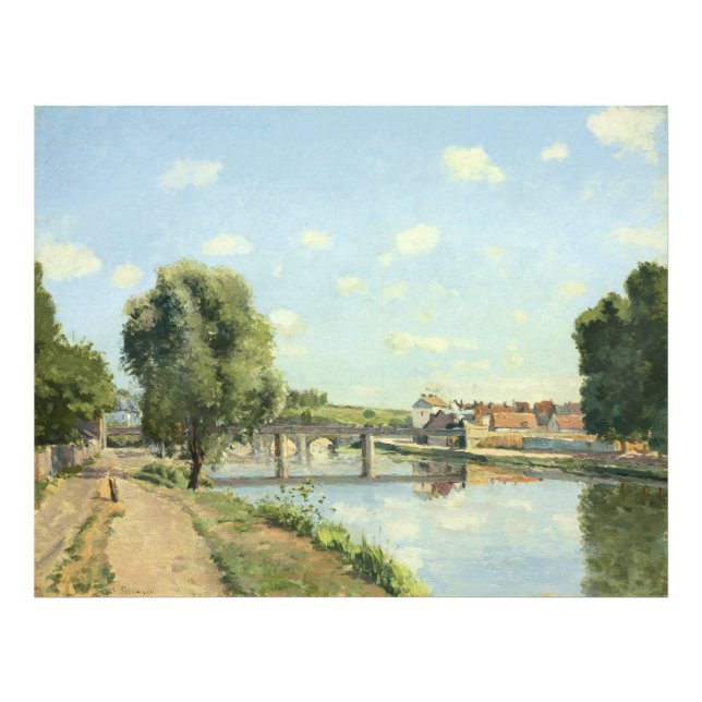 Impression Photo Le Pont Du Chemin De Fer Camille Pissarro (Devant)