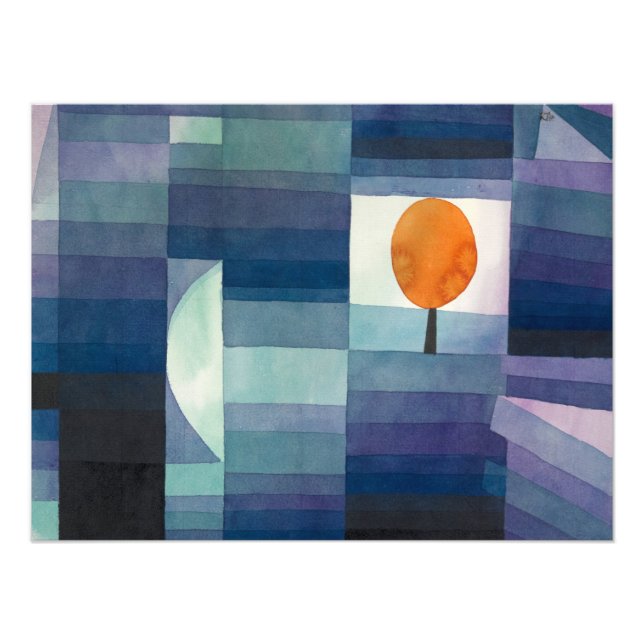 Impression Photo Le Porte-monnaie de l'automne par Paul Klee (Devant)