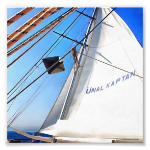 Impression Photo Le Réaliste Ajuste Les Voiles Art Nautique