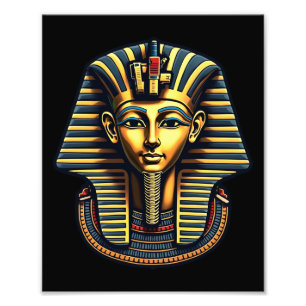 Impression Photo Le roi Pharaon Toutankhamon Pharaon Ancien Égyptie