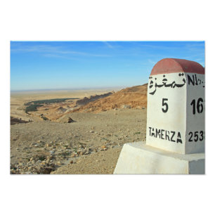 Impression Photo Le Sahara, Tunisie