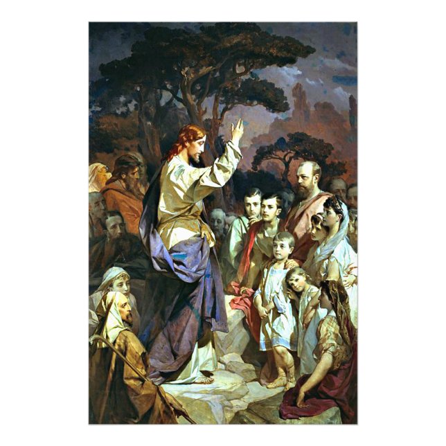 Impression Photo Le Sermon sur le Mont (Devant)