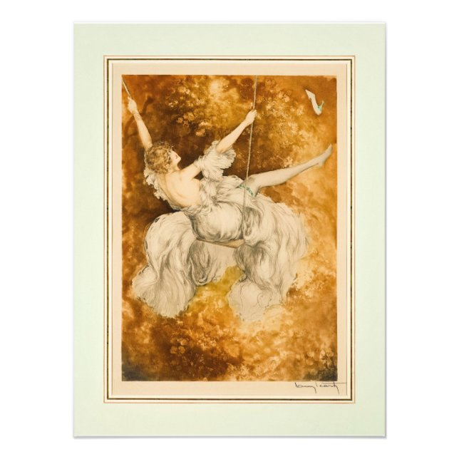 Impression Photo Le Swing, 1928 par Louis Icart (Devant)
