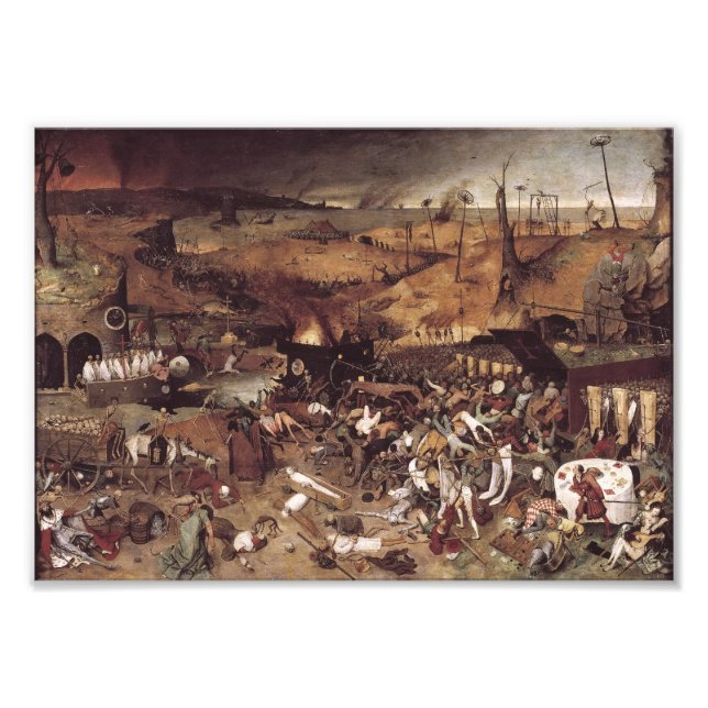 Impression Photo Le triomphe de la mort par Peter Bruegel (Devant)