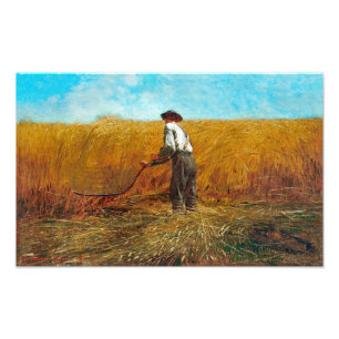 Impression Photo Le vétéran dans un nouveau champ Winslow Homer
