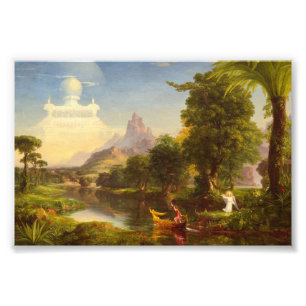 Impression Photo Le voyage de la vie, Jeunesse par Thomas Cole