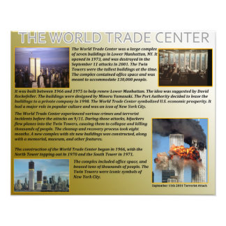 Impression Photo Le World Trade Center