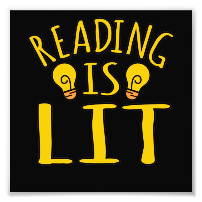 Impression Photo Lecture Est Lit Anglais Langue Enseignant Étudiant (Devant)