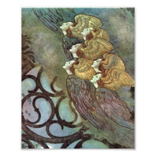 Impression Photo "Les anges" par Edmund Dulac