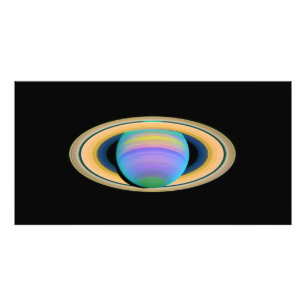 Impression Photo Les anneaux de Saturn de planète dans la lumière