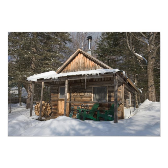 Impression Photo Les cabines de l'étang Little Lyford de l'AMC (Devant)