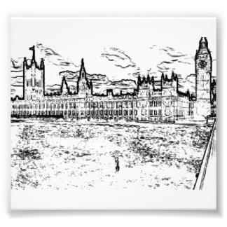 Impression Photo Les Chambres du Parlement, Westminster, Londres
