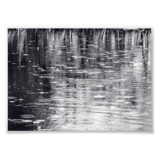 Impression Photo Les chutes de pluie continuent de chuter — (Devant)