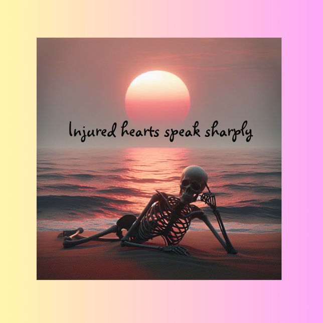 Impression Photo Les coeurs blessés parlent très fort | (Créateur téléchargé)