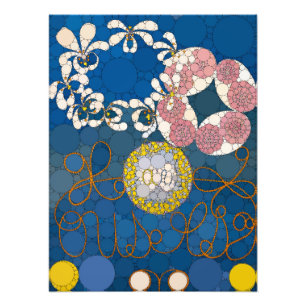 Impression Photo Les dix plus grands, n° 1, points, après Hilma af