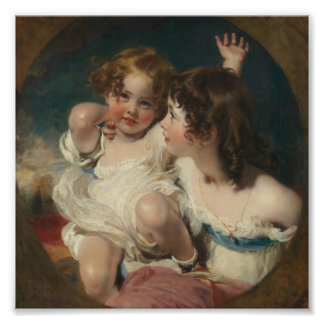 Impression Photo Les enfants Calmady (Emily, 1818-? 1906, et Laura