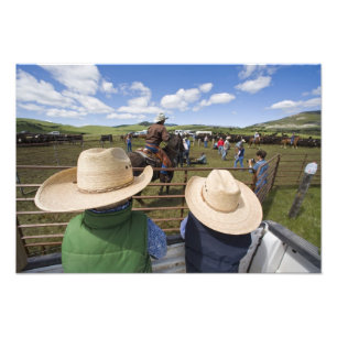 Impression Photo Les jeunes garçons rentrent le ranch 2007 de