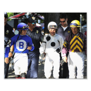Impression Photo Les meilleurs jockeys de Saratoga se dirigent vers