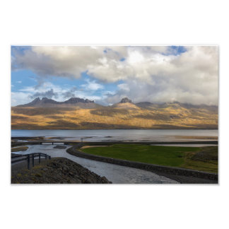 Impression Photo Les montagnes du sud de l'Islande