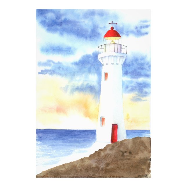 Impression Photo Les monts du phare nautique (Devant)