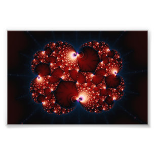 Impression Photo Les opposúx attirent - l'art de fractale