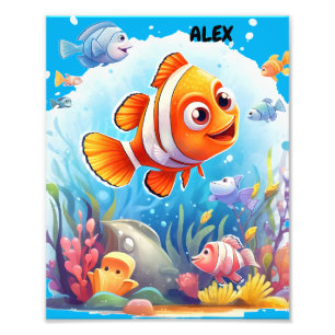 IMPRESSION PHOTO LES POISSONS COLORÉS