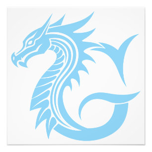 Impression Photo Lettre G de style dragon, alphabet du dragon, mono