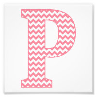 LETTRE P CHEF PINGÉ Pink