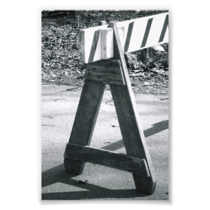 Impression Photo LETTRE PHOTOGRAPHIQUE A2 Noir et Blanc 4x6