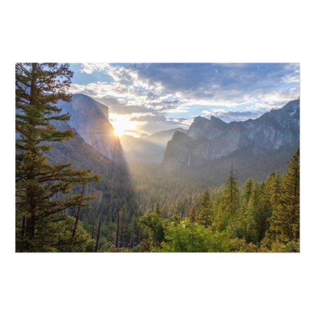 Impression Photo Lever du soleil dans le parc national Yosemite Pho (Devant)