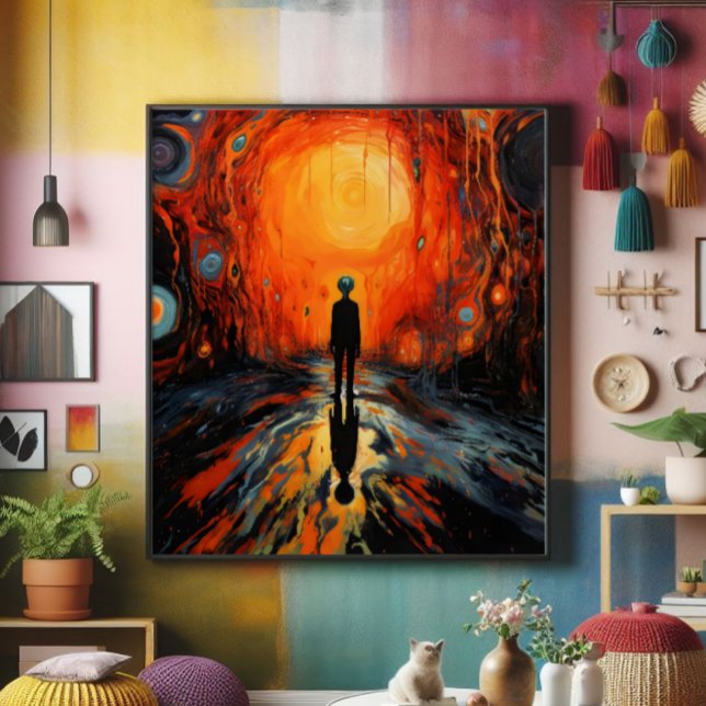 Impression Photo L'expressionnisme solitaire (Créateur téléchargé)