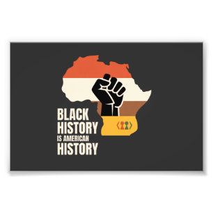 Impression Photo L'histoire des Noirs est la culture et le patrimoi