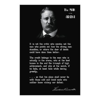 Impression Photo L'HOMME de Roosevelt dans l'ARENA Discours 2