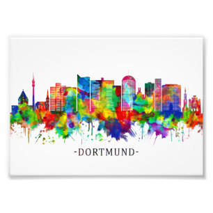 Impression Photo Ligne aérienne Dortmund Allemagne