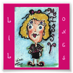 Impression Photo "Lil Ones" Caractère Dessin ACEO. "Missy"