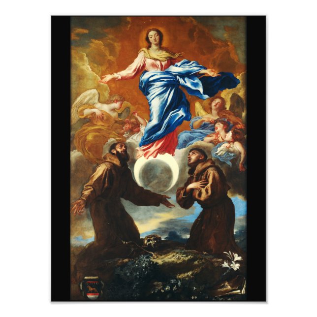 Impression Photo L'Immaculée Conception de la Vierge Marie (Devant)