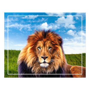 Impression Photo Lion le roi de la forêt