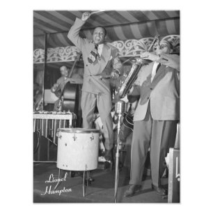 Impression Photo Lionel Hampton & Arnett Cobb