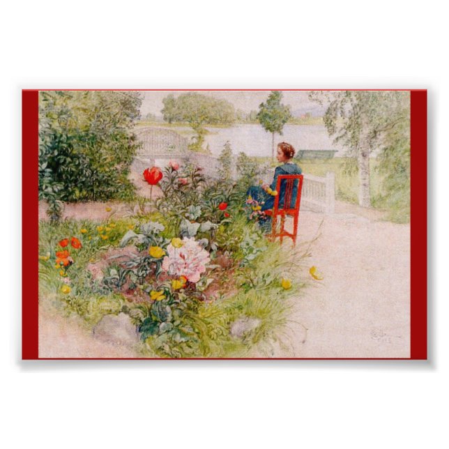Impression Photo Lisbeth dans le Jardin des Fleurs (Devant)
