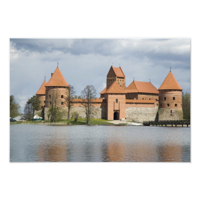 Impression Photo Lituanie, Trakai. Château de l'île 2 (Devant)