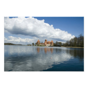 Impression Photo Lituanie, Trakai. Château d'île