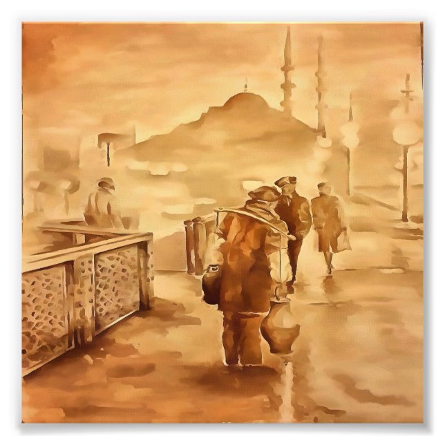 Impression Photo Livraison De Yaourts À Istanbul Peinture Ar Histor (Devant)