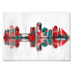 Impression Photo Ljubljana Skyline