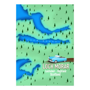 Impression Photo Loch Morar Lochaber Highland Ecosse carte